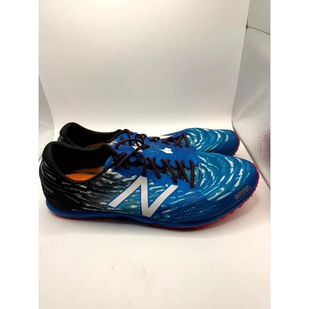 New Balance‎ 900 Cross Country Sarava MXCS900A Mens 12 D Blue Spikes Track Shoes